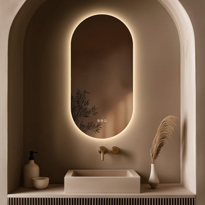 Origins Living Claris Capsule Illuminated Mirror 45x90cm