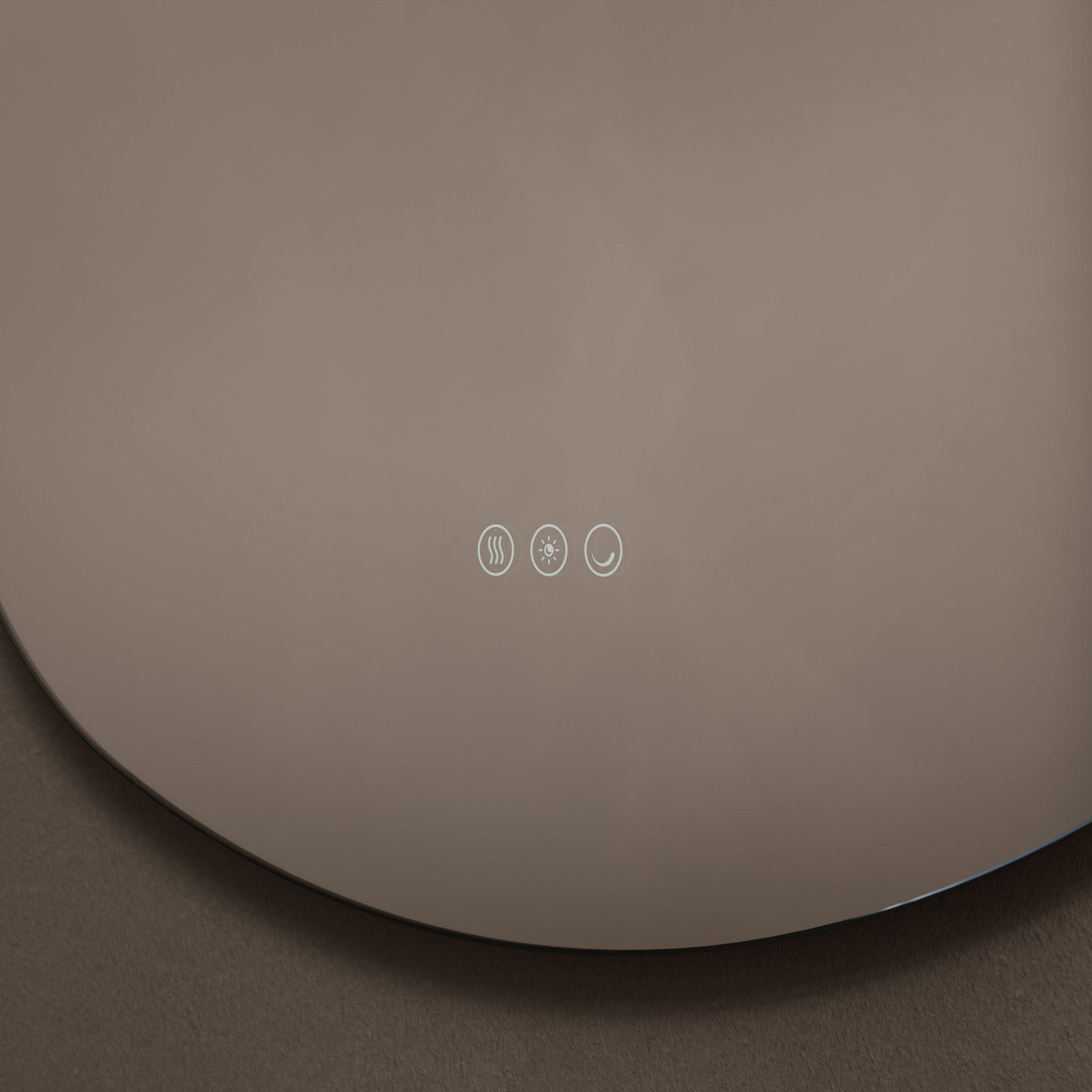 Origins Living Claris Curve Oblong Illuminated Mirror 70x78cm