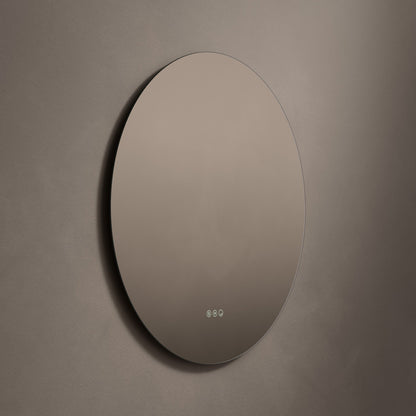 Origins Living Claris Round Illuminated Mirror 80cm