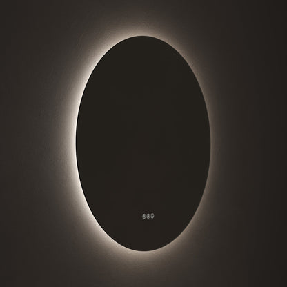 Origins Living Claris Round Illuminated Mirror 80cm