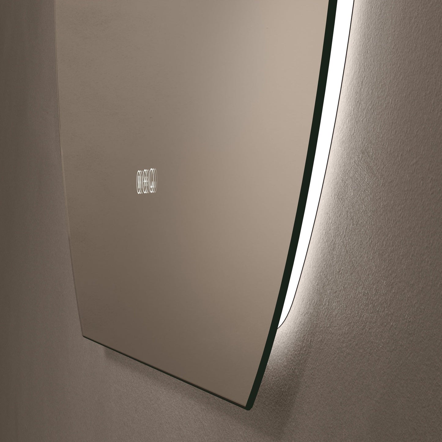 Origins Living Claris Round Cut Illuminated Mirror 100cm