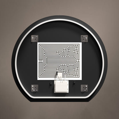 Origins Living Claris Round Cut Illuminated Mirror 100cm