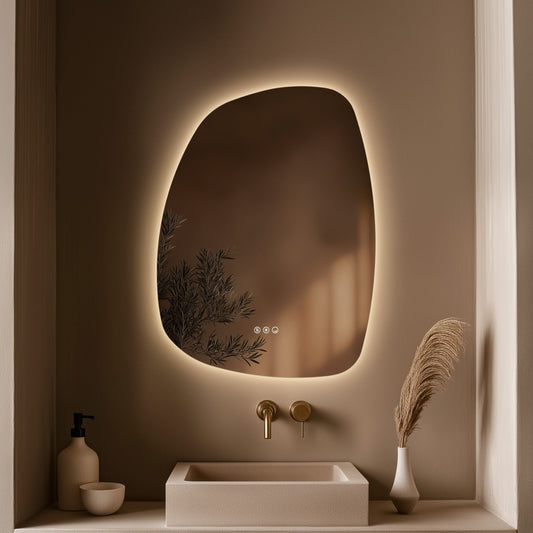 Origins Living Claris Organic Illuminated Mirror 60x80cm