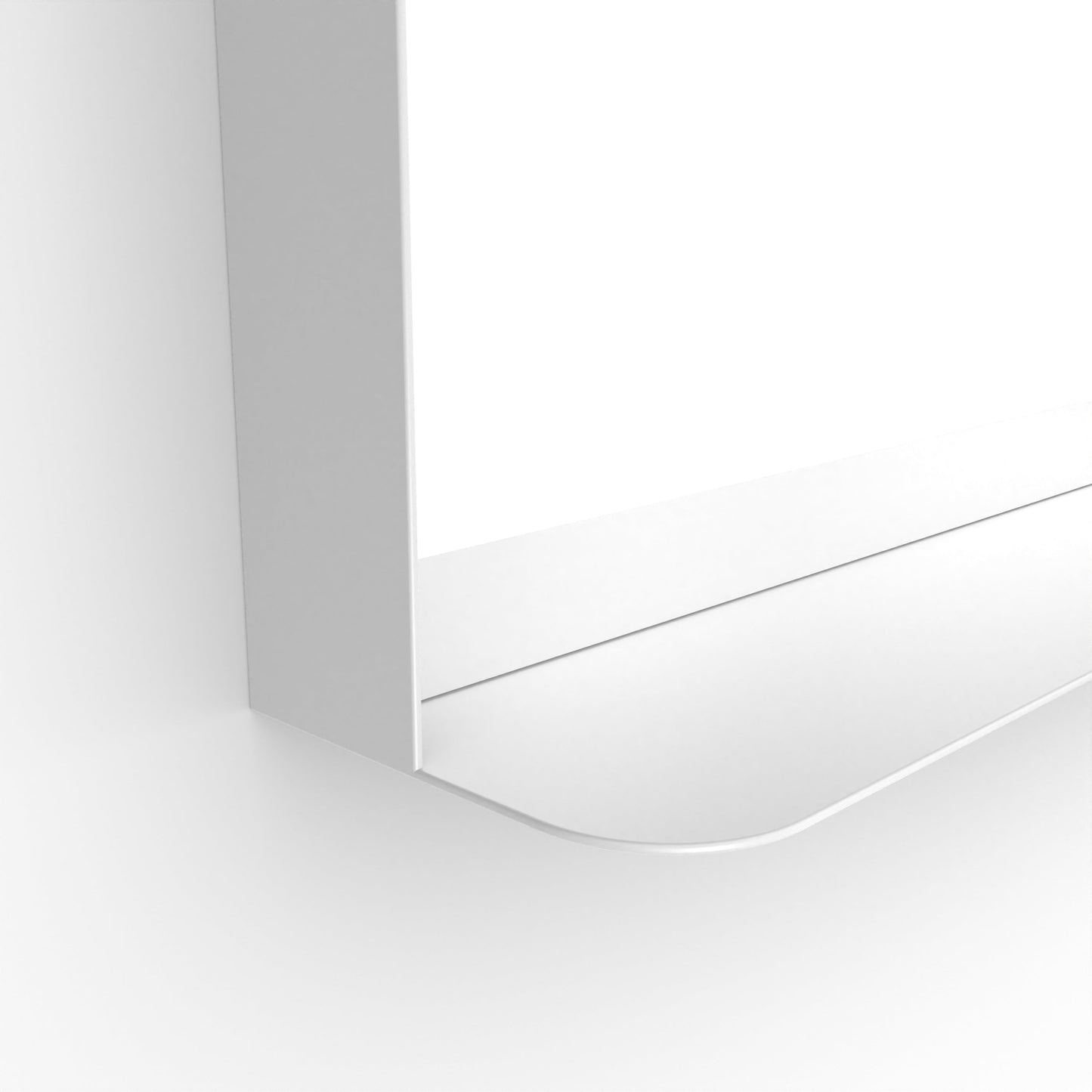 Origins Living City Mirror With Shelf 50 Matt White