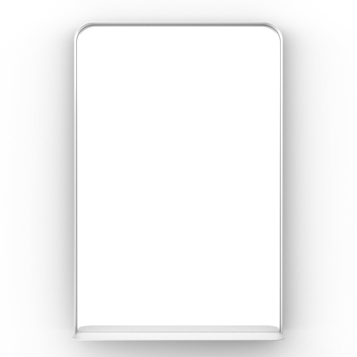 Origins Living City Mirror With Shelf 50 Matt White