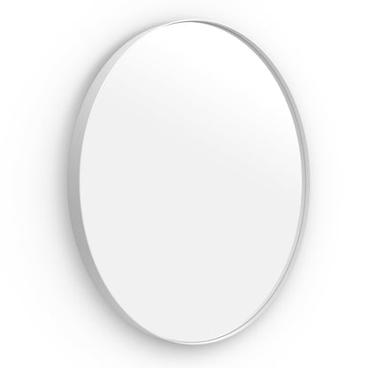 Origins Living City Round Mirror 80cm Matt White