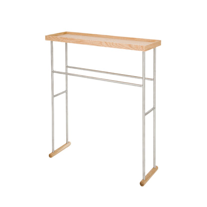 Wireworks Caddy Towel Rail Yoku Oak