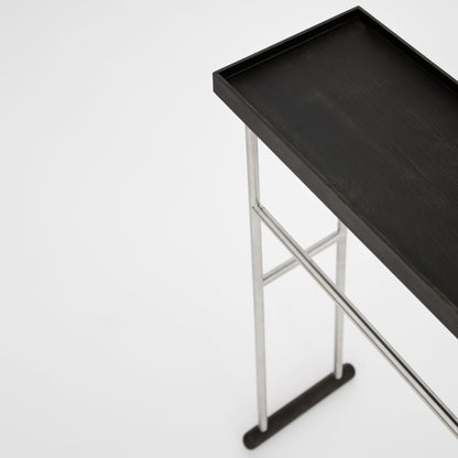 Wireworks Caddy Towel Rail Yoku Dark Oak