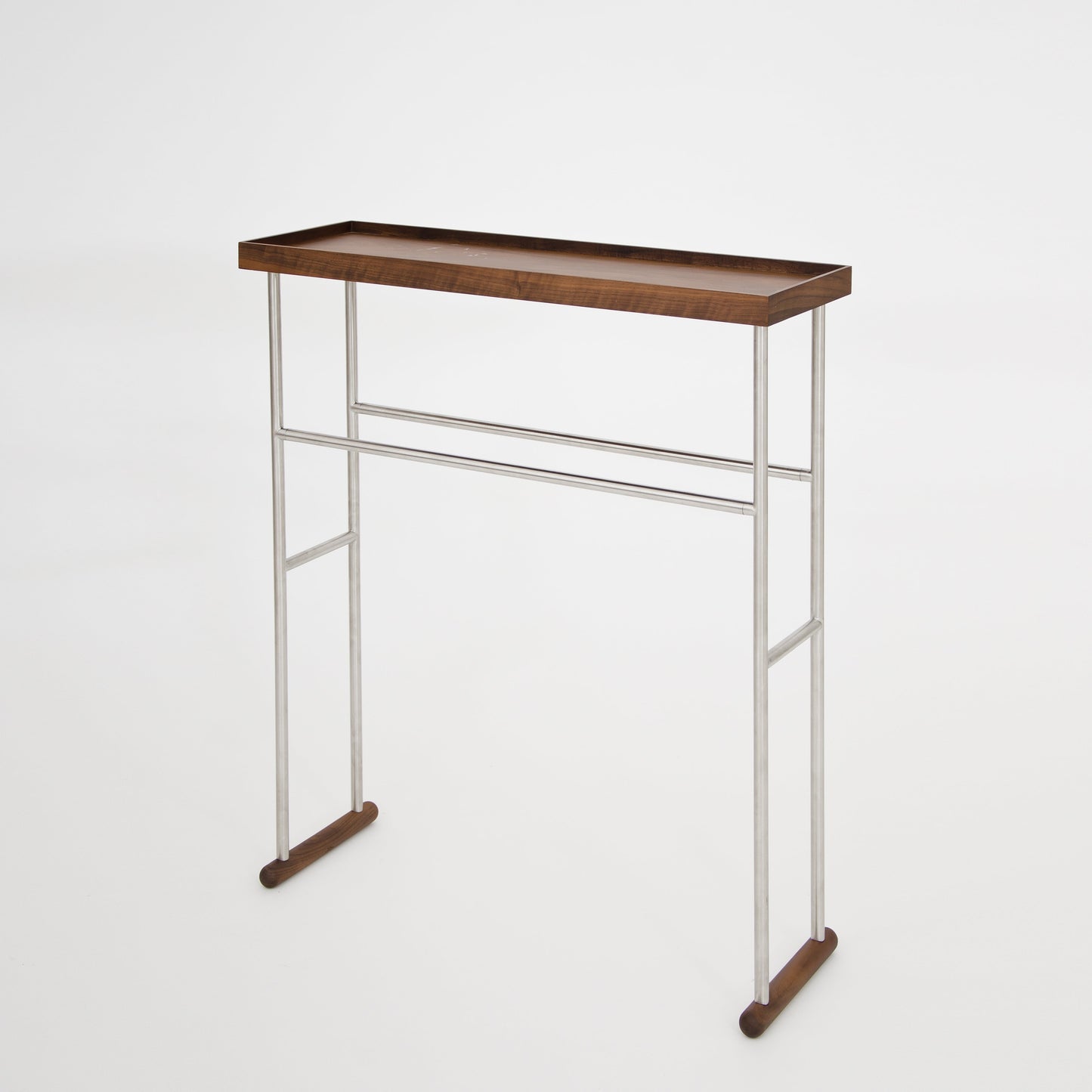 Wireworks Caddy Towel Rail Yoku Walnut