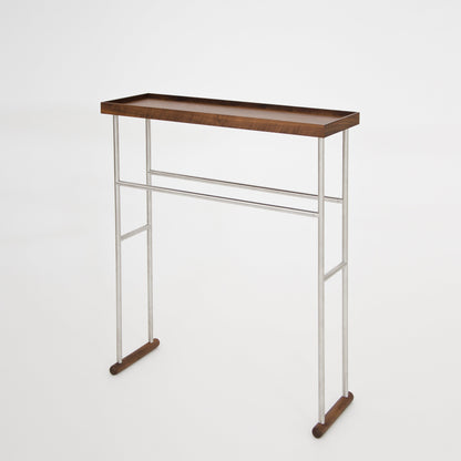 Wireworks Caddy Towel Rail Yoku Walnut