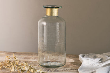 Nkuku Chara Hammered Bottle Hammered