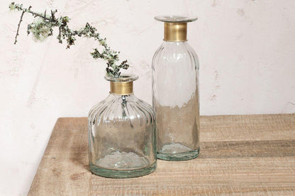 Nkuku Chara Hammered Bottle Lines