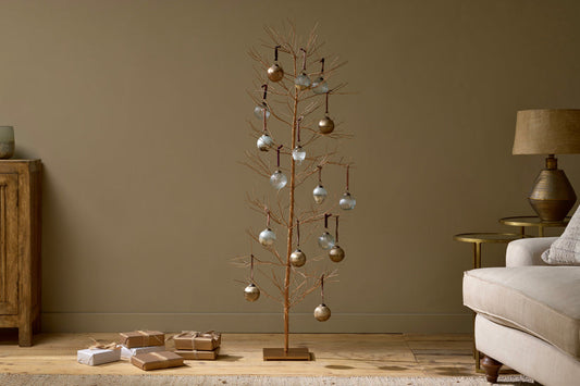 Nkuku Charida Base Wire Tree Brass Extra Large