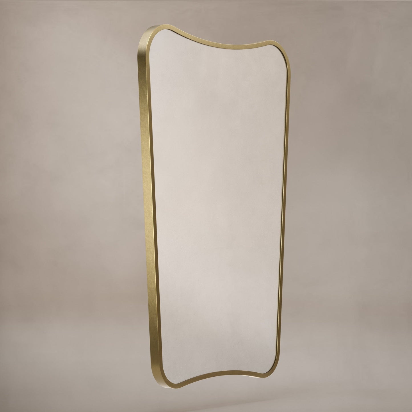 Origins Living Delphine Mirror 60 X 90cm Brushed Brass