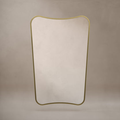 Origins Living Delphine Mirror 60 X 90cm Brushed Brass