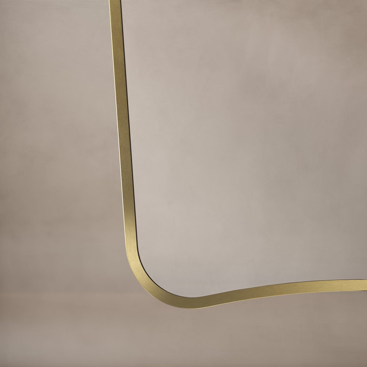 Origins Living Delphine Mirror 60 X 90cm Brushed Brass