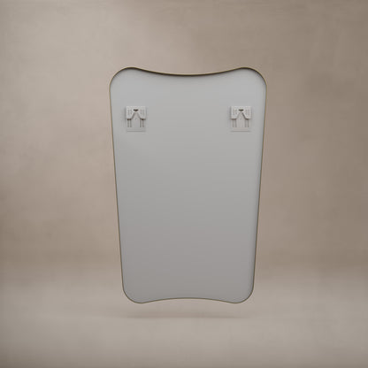 Origins Living Delphine Mirror 60 X 90cm Brushed Brass