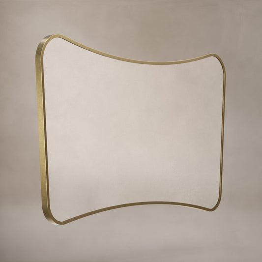 Origins Living Delphine Mirror 120 X 70cm Brushed Brass