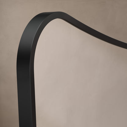 Origins Living Delphine Mirror 120 X 70cm Matt Black