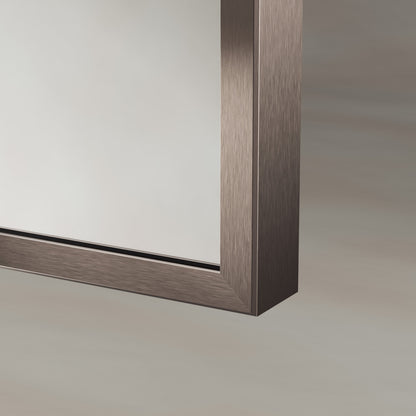 Origins Living Delphine Overmantle Arch Mirror 60 X 90cm Brushed Bronze