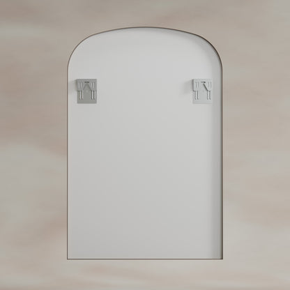 Origins Living Delphine Overmantle Arch Mirror 60 X 90cm Brushed Bronze