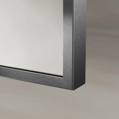 Origins Living Delphine Overmantle Arch Mirror 120 X 70cm Gunmetal