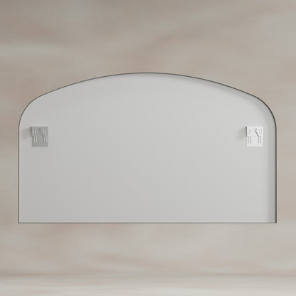 Origins Living Delphine Overmantle Arch Mirror 120 X 70cm Gunmetal