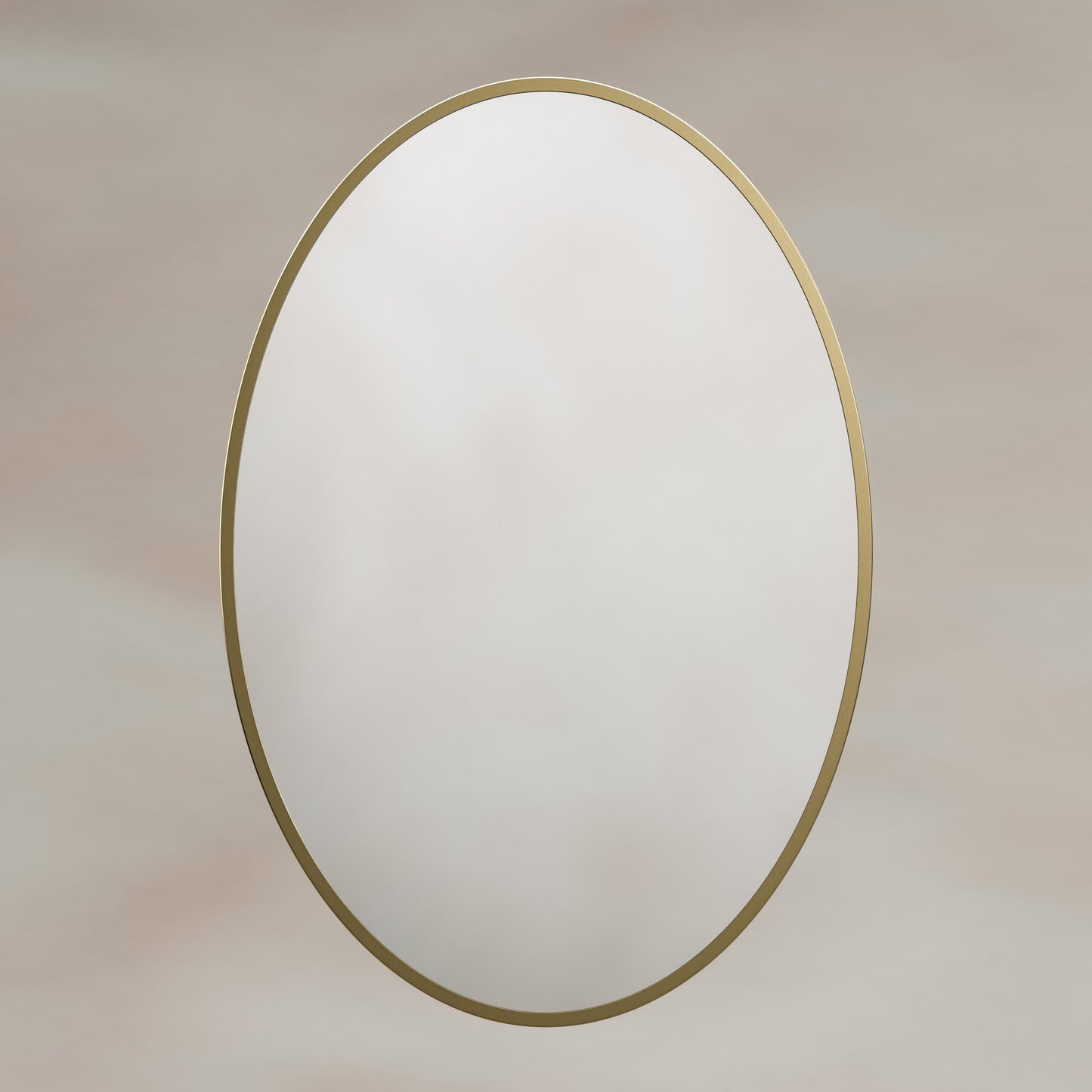Origins Living Delphine Oval Mirror 55 X 80cm Brushed Brass