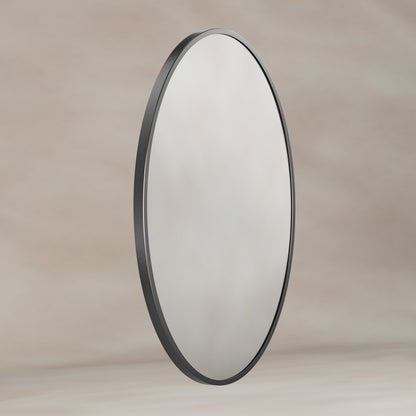 Origins Living Delphine Oval Mirror 55 X 80cm Gunmetal