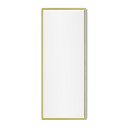 Origins Living Docklands Rectangular Mirror 41 40x100cm Brushed Brass