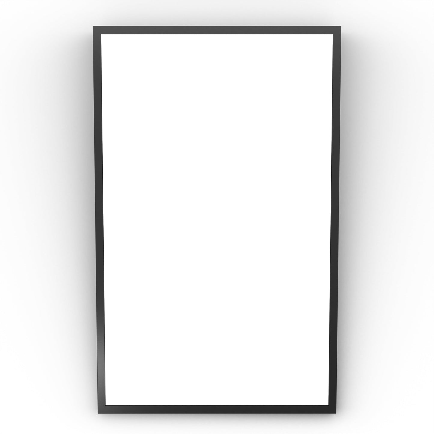 Origins Living Docklands Inclusive Angled Mirror 50x80cm Matt Black