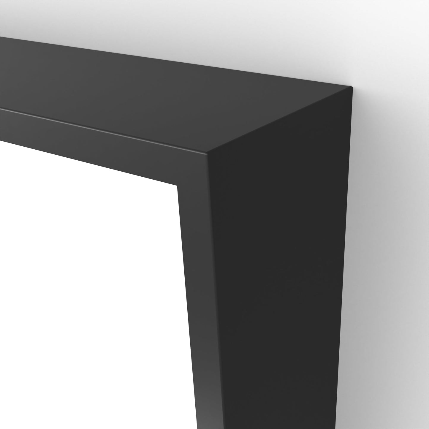 Origins Living Docklands Inclusive Angled Mirror 50x80cm Matt Black