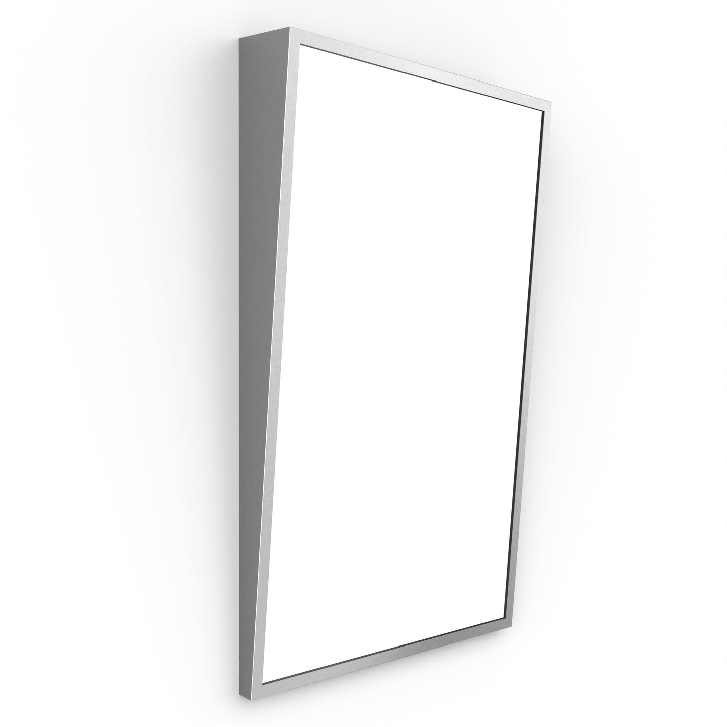 Origins Living Docklands Inclusive Angled Mirror 50x80cm Brushed Stainless Steel