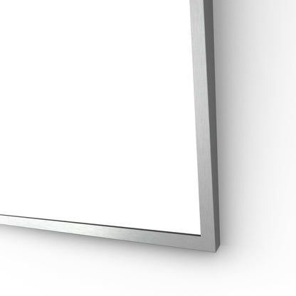 Origins Living Docklands Inclusive Angled Mirror 50x80cm Brushed Stainless Steel