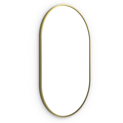 Origins Living Docklands Capsule Mirror 50x80cm Brushed Brass