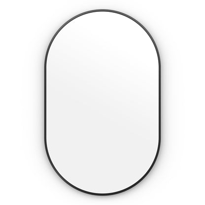 Origins Living Docklands Capsule Mirror 50x80cm Matt Black