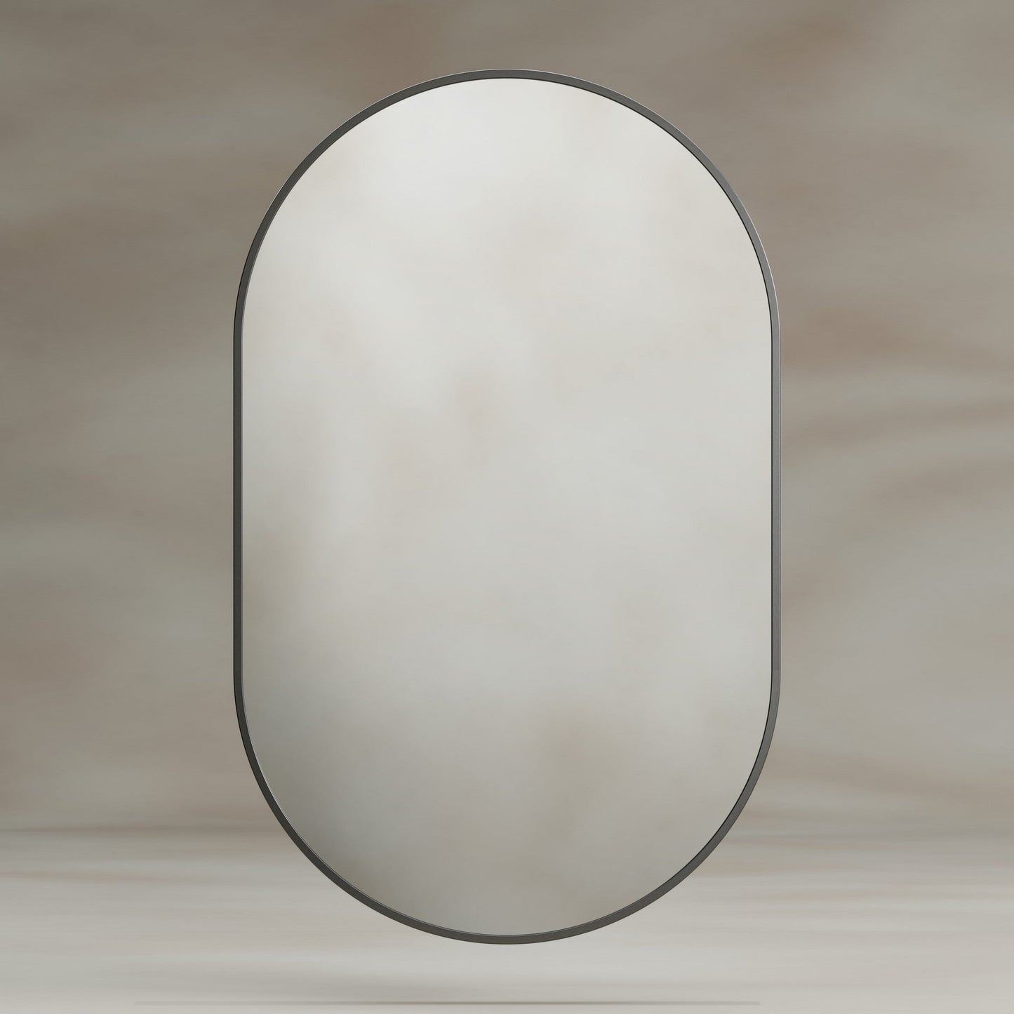 Origins Living Docklands Capsule Mirror 50x80cm Gunmetal