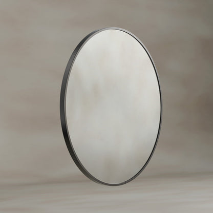 Origins Living Docklands Round Mirror 60cm Gunmetal