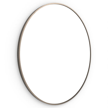Origins Living Docklands Round Mirror 80cm Brushed Bronze