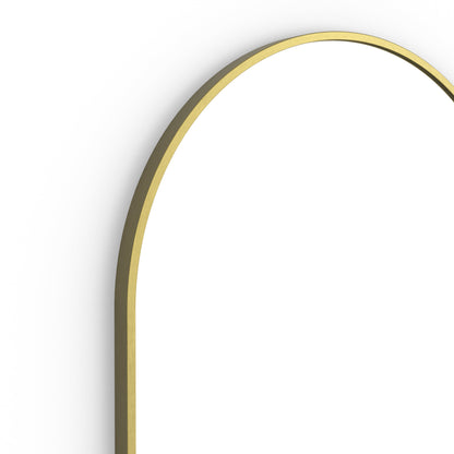 Origins Living Docklands Arch Mirror 50x80cm Brushed Brass