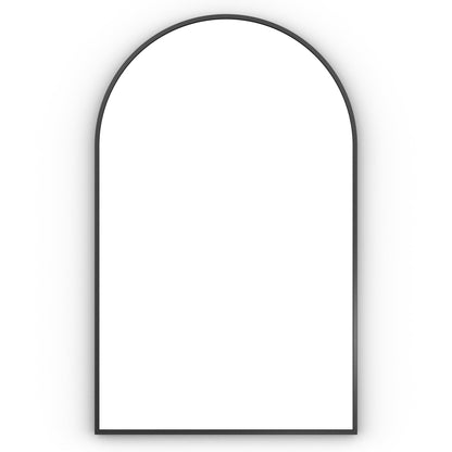 Origins Living Docklands Arch Mirror 50x80cm Matt Black