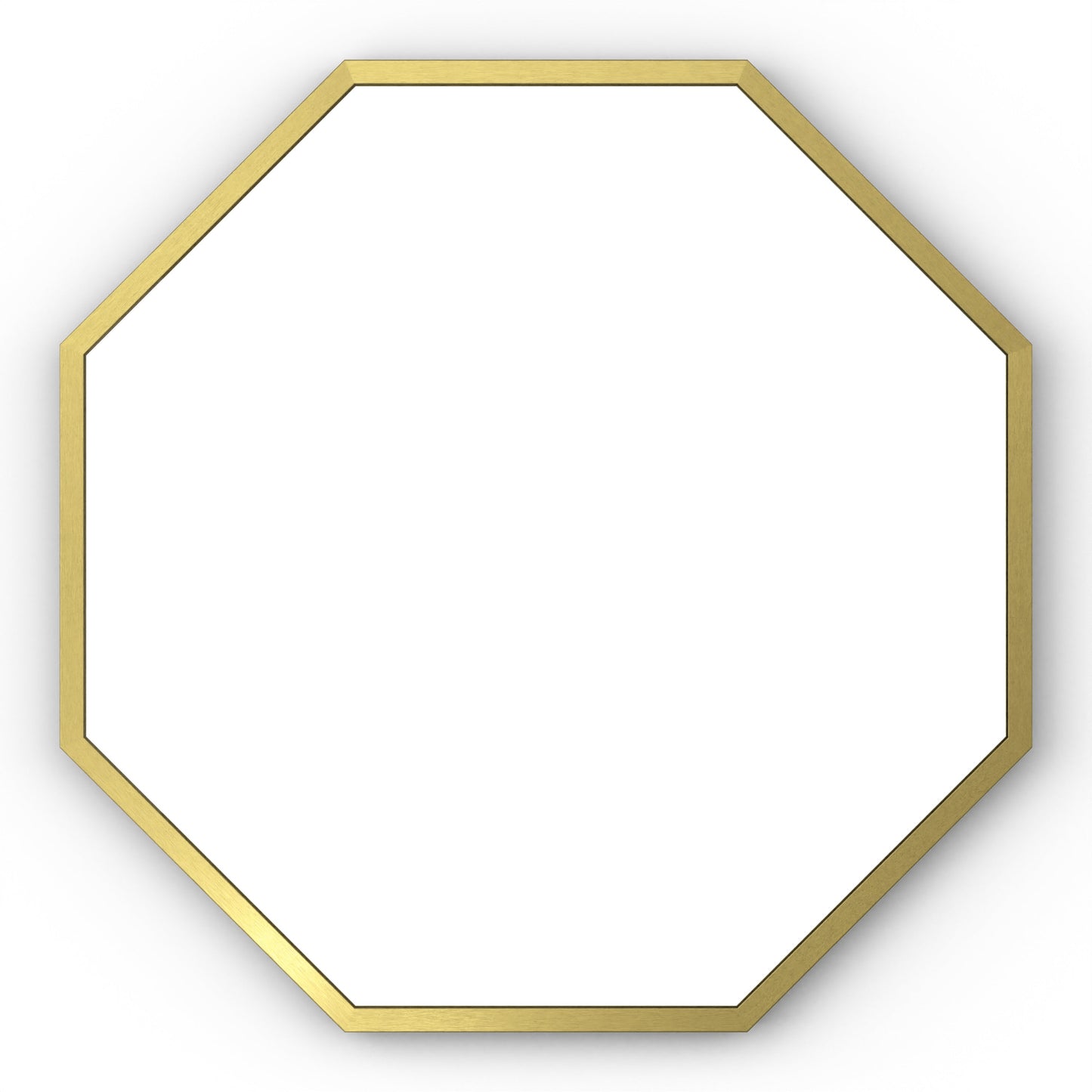 Origins Living Docklands Octagon Mirror 60x60cm Brushed Brass