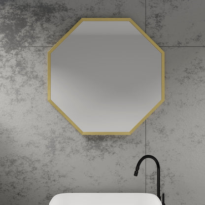 Origins Living Docklands Octagon Mirror 60x60cm Brushed Brass