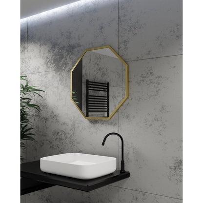 Origins Living Docklands Octagon Mirror 60x60cm Brushed Brass