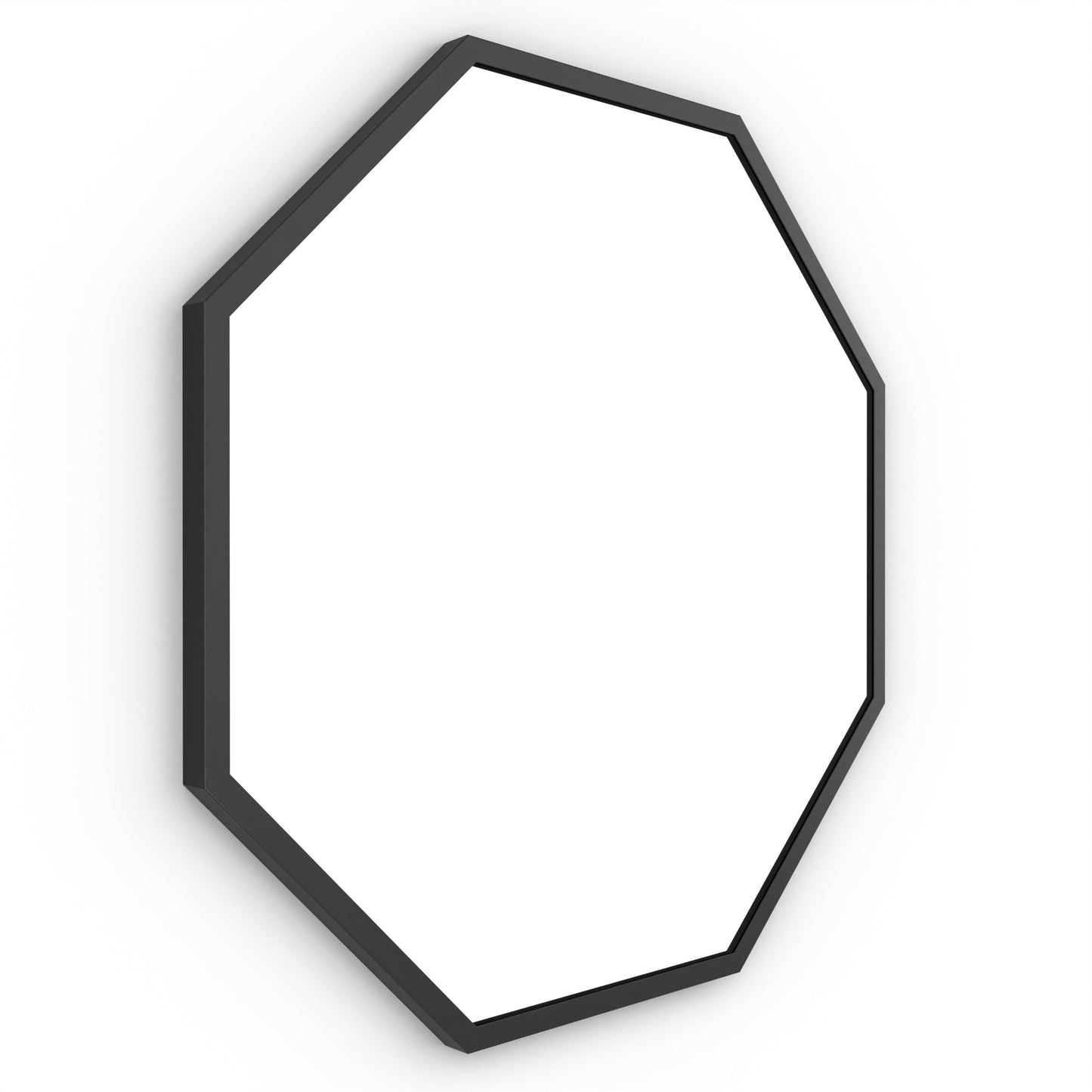 Origins Living Docklands Octagon Mirror 60x60cm Matt Black