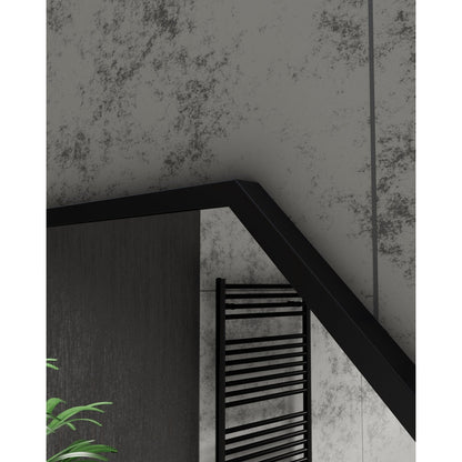 Origins Living Docklands Octagon Mirror 60x60cm Matt Black