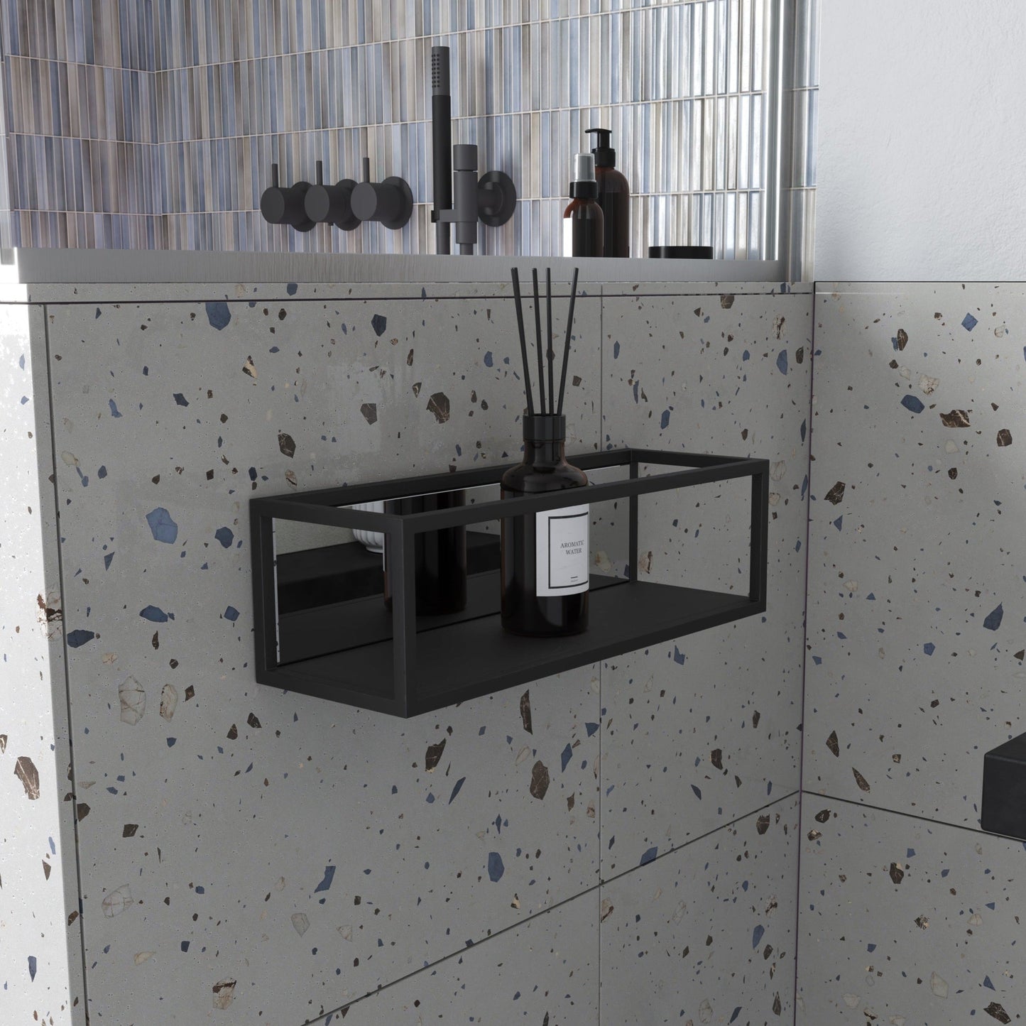 Origins Living Docklands Shelf 40cm Black