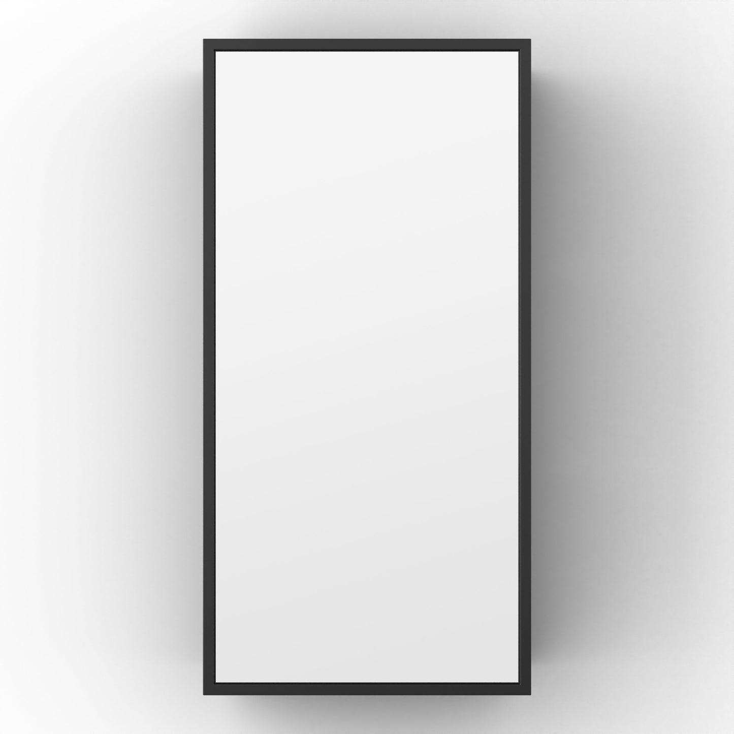 Origins Living Dockside Mirror With Open Shelving 30x60cm Black