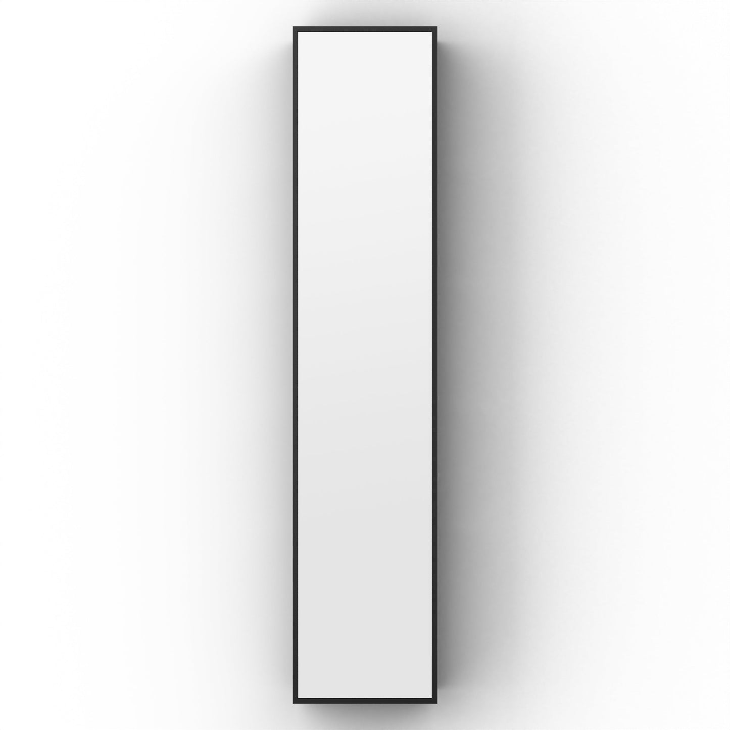 Origins Living Dockside Mirror With Open Shelving 140x30cm Black