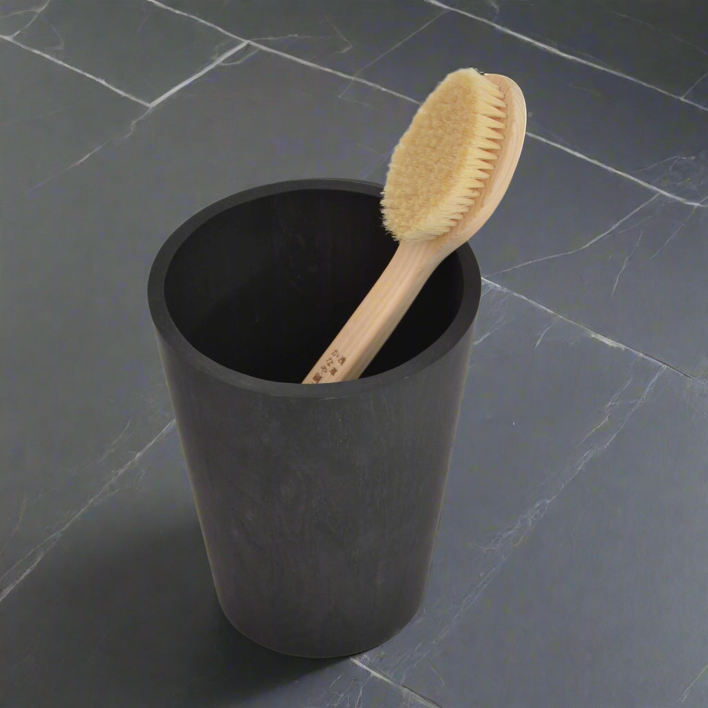 Wireworks Bin Round Mezza Dark Oak